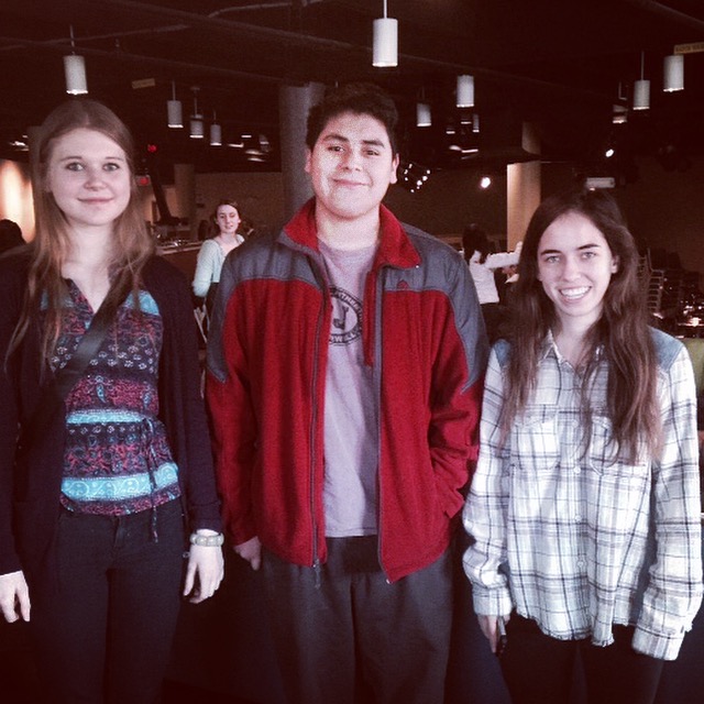 These three students are La Vida from Walnut Hill Community Church. Their church has supported La Vida a number of years by bringing a group of students every summer.