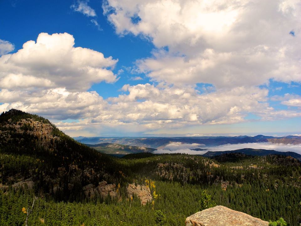 One of the many beautiful views from Pike's Peak.