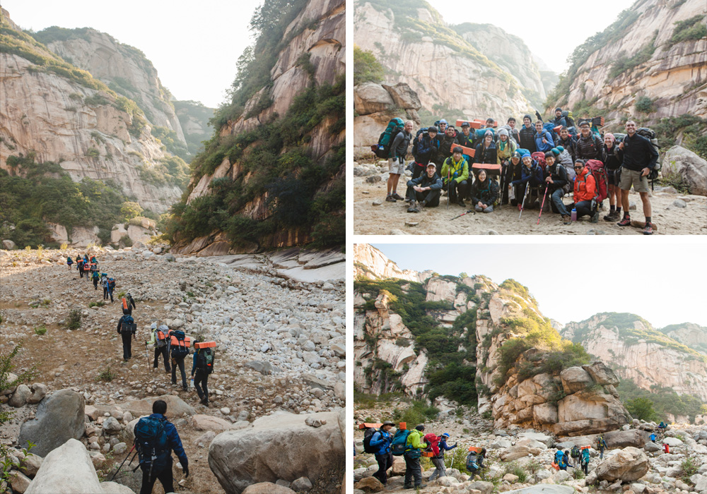 The last day of the trip we hiked along the river bed soaking up as much as we could before it was over.