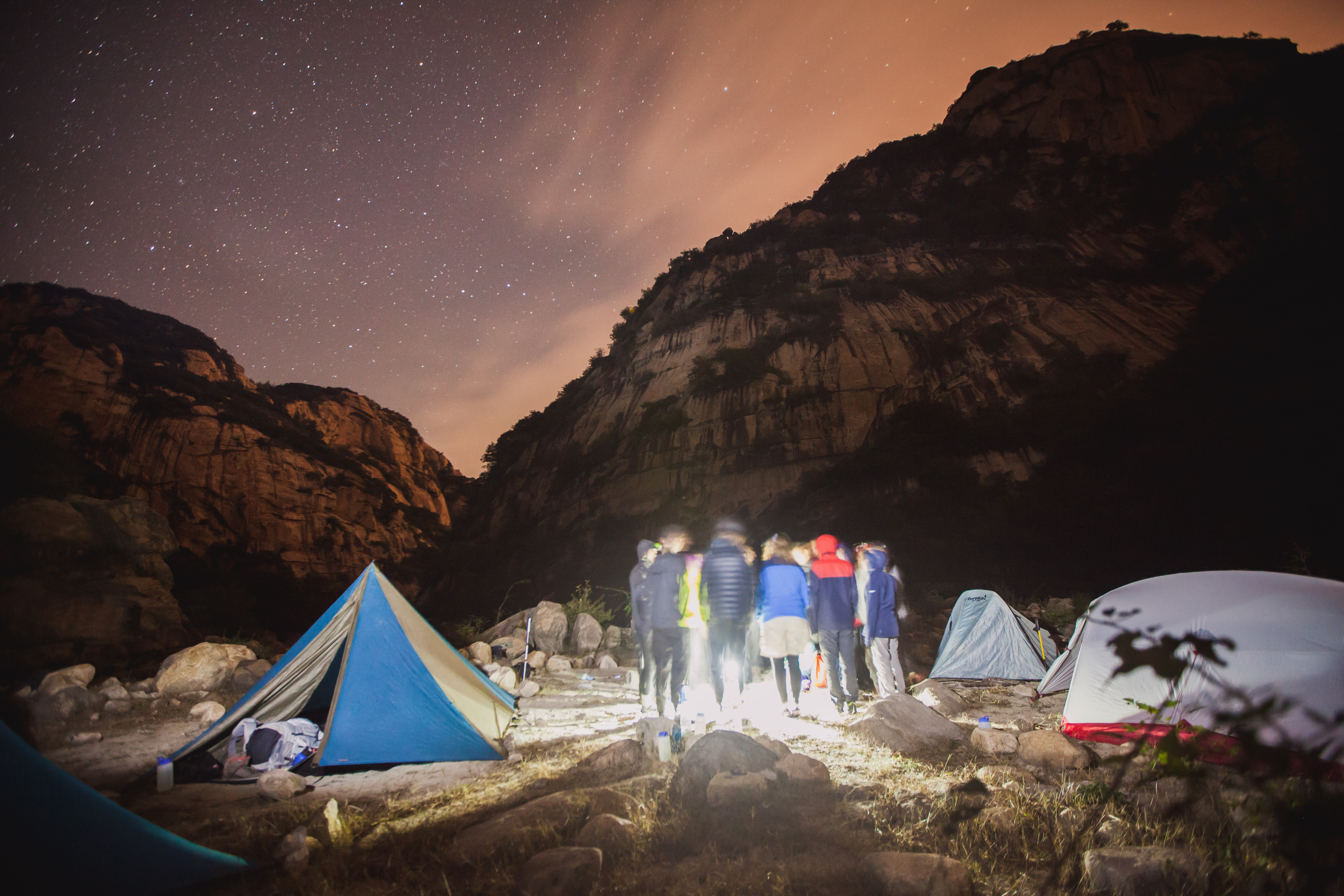 The students made their group covenant under the stars and had great ideas on how to bring the community they've experienced on the trip back to their school.